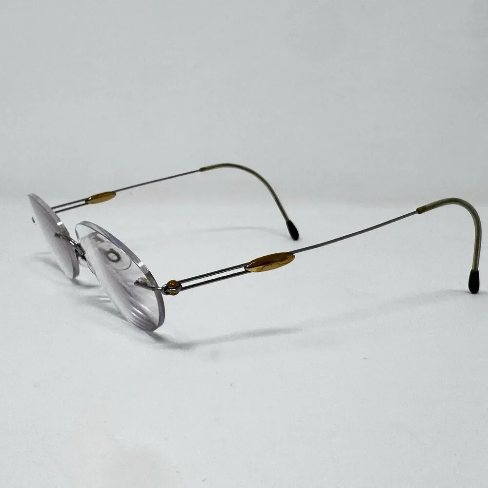 Silhouette Titan 7436 10 6065 Rimless Eyeglass Frames 21-40 Austria Made Vintage